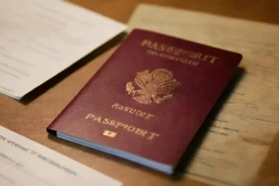 Una colección de pasaportes