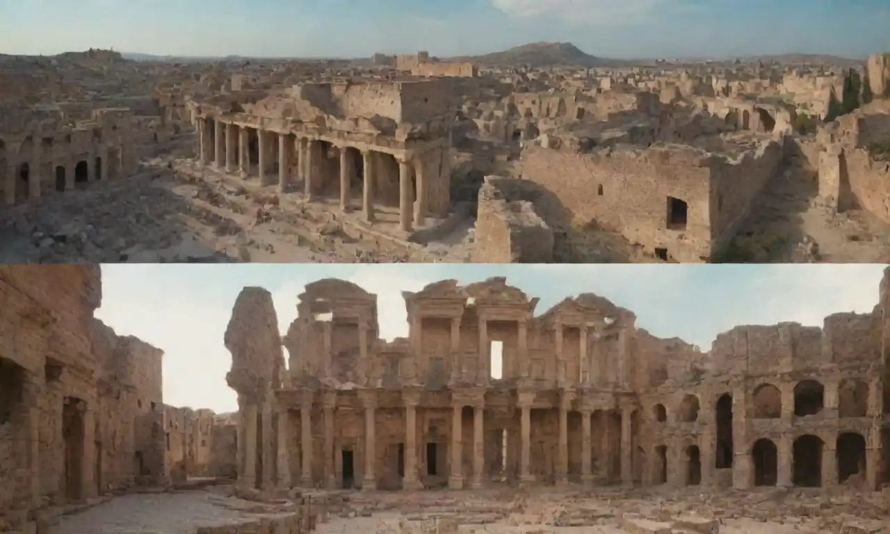 Un collage de impresionantes hitos históricos