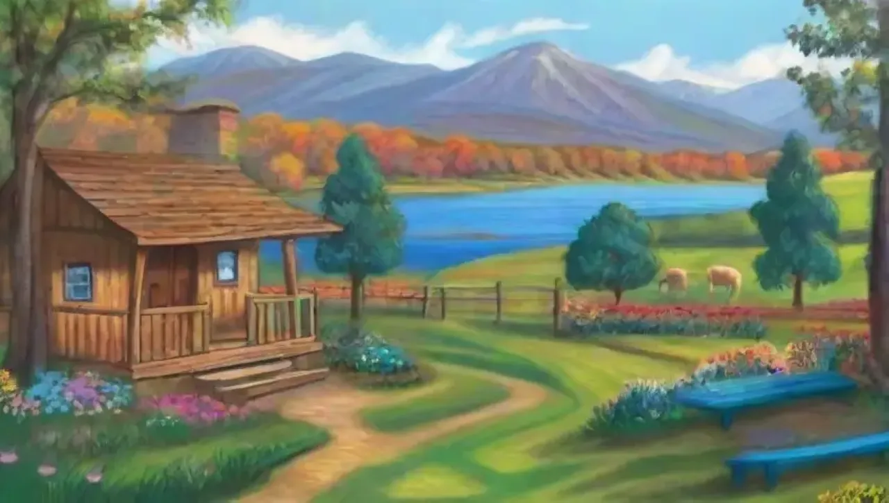 Un paisaje idílico de naturaleza