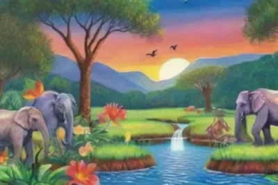 Naturaleza exuberante llena de vida y belleza