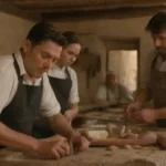 Representantes de ONGs trabajando en la restauración de un sitio histórico.