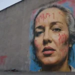 Graffiti en un famoso monumento mundial