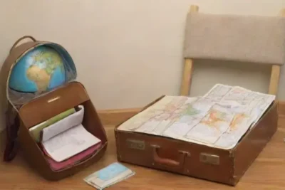 Un mapa vibrante con destinos marcados