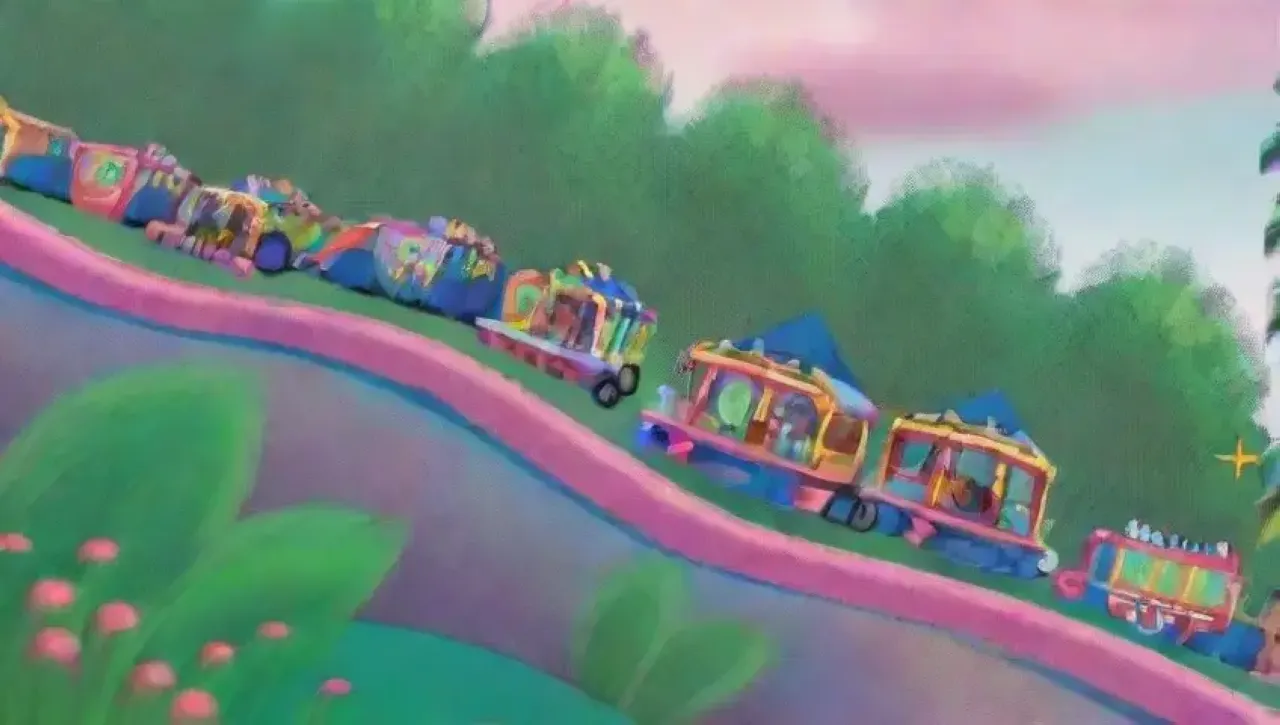 Un parque de diversiones lleno de emoción, colores y risas