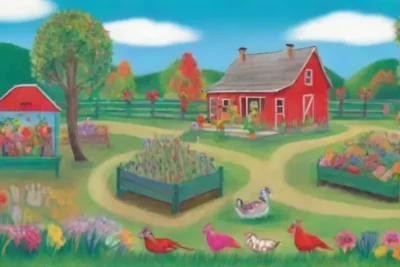 Un día en el campo lleno de animales