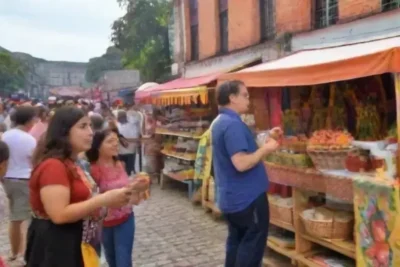 Un vibrante ambiente comunitario lleno de arte