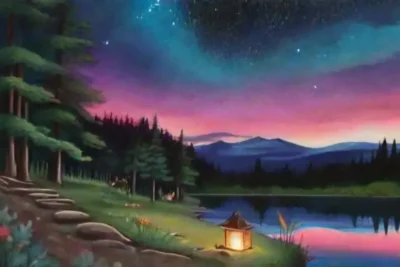 Una noche mágica en la naturaleza