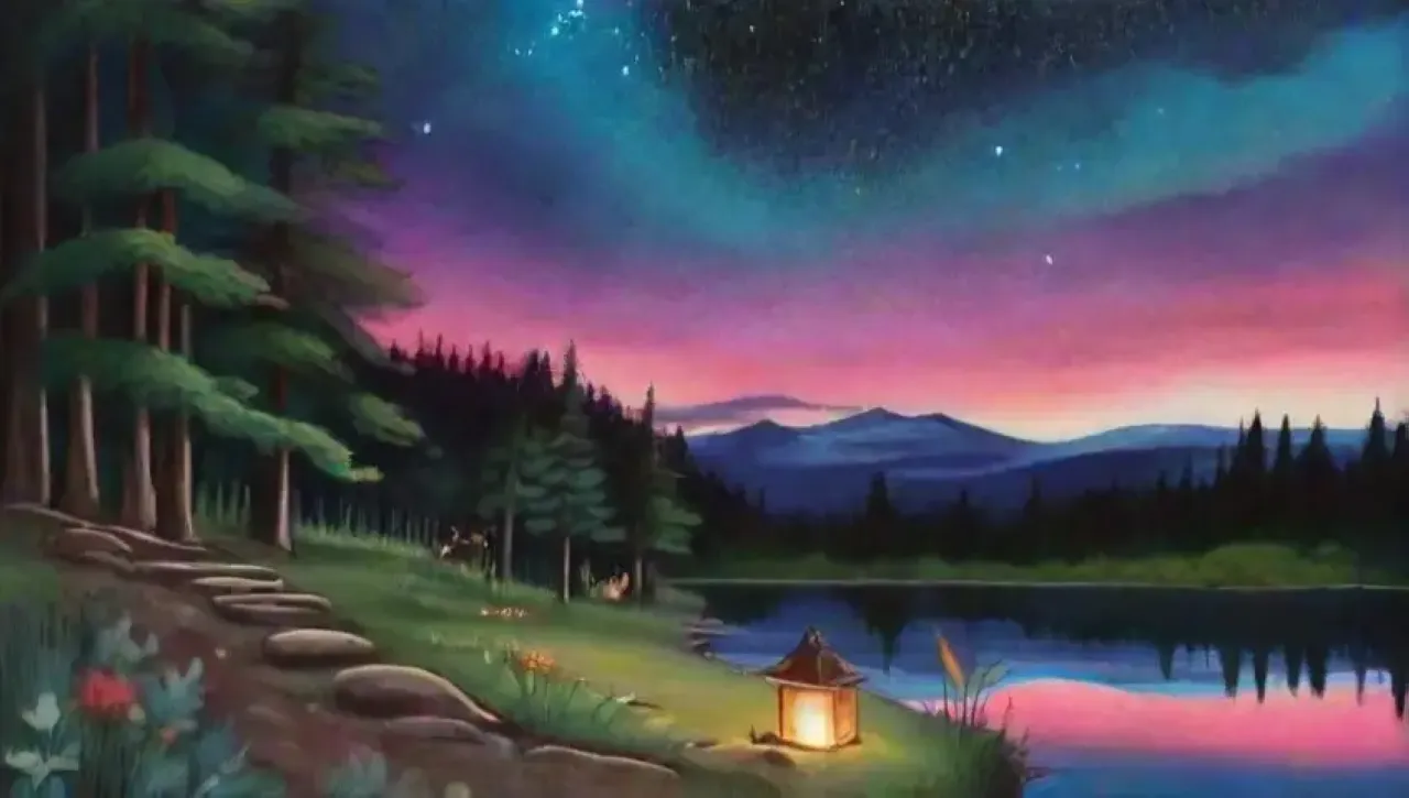Una noche mágica en la naturaleza