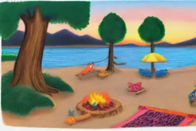 Un paisaje idílico de playa