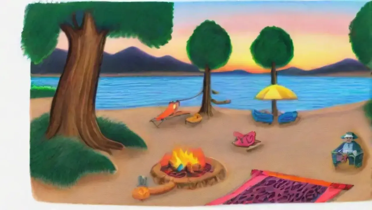 Un paisaje idílico de playa