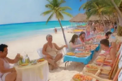Un festín vibrante de colores y sabores junto al mar