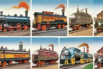 Imágenes nostálgicas de viajes en tren