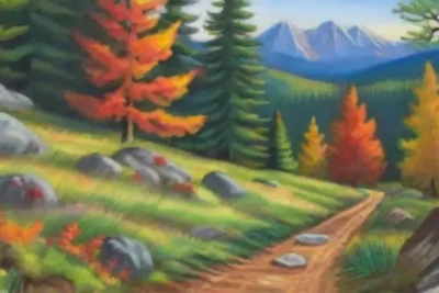Naturaleza exuberante y serena llena de vida y belleza