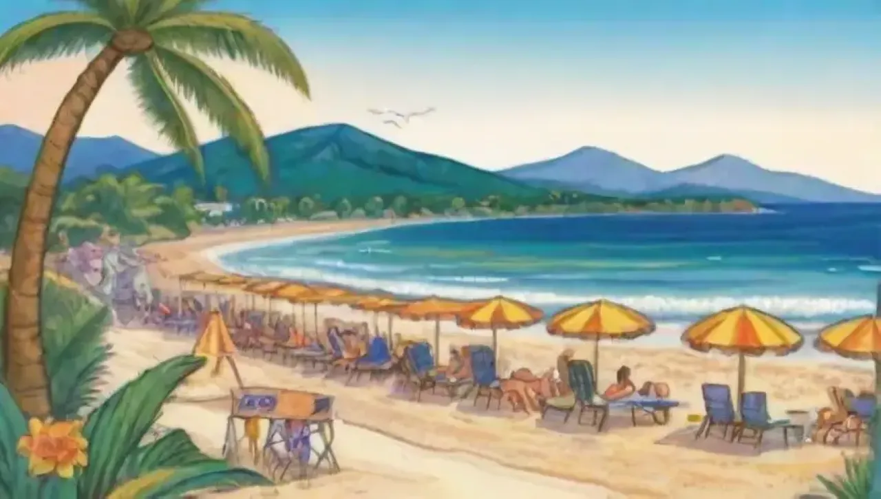 Un paraíso playero con aguas turquesas
