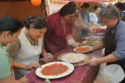 Un festín vibrante de comida