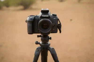 Fotógrafo en un safari