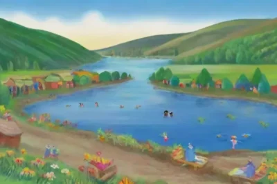 Un vibrante paisaje natural lleno de vida