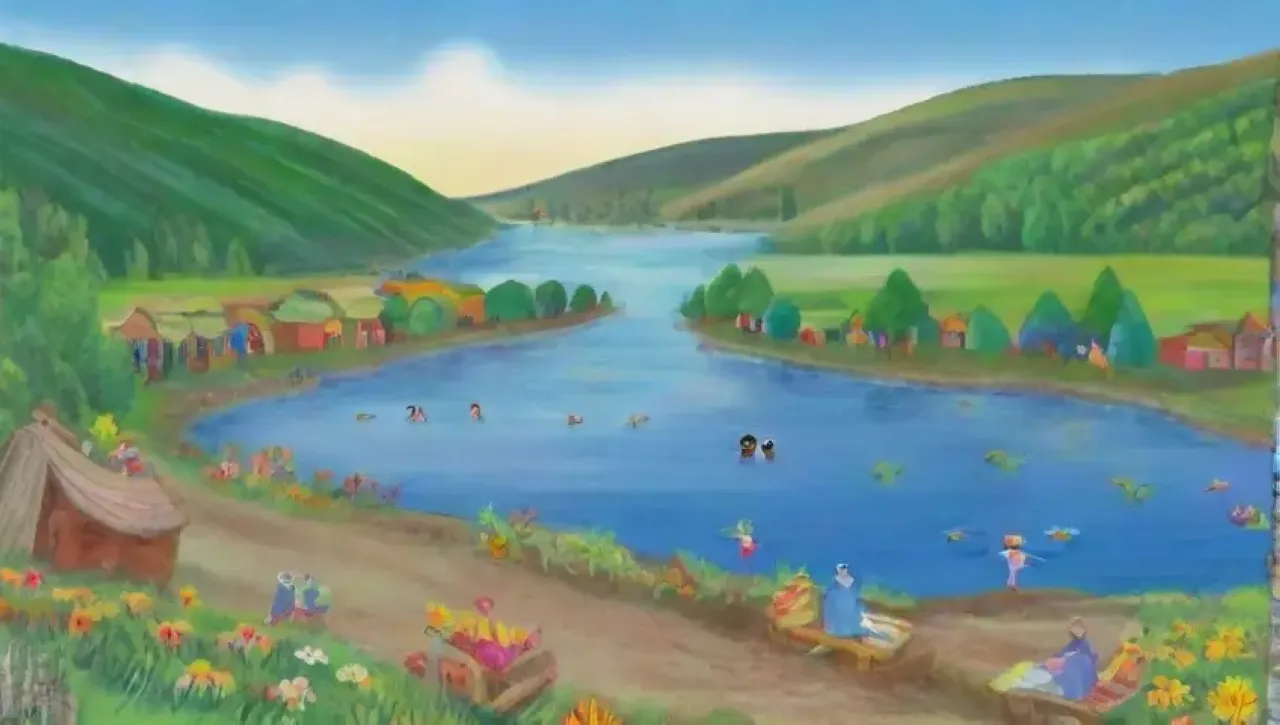Un vibrante paisaje natural lleno de vida