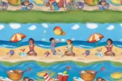 Un día perfecto en la playa con familias