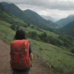 Mochileros explorando senderos naturales y paisajes impresionantes con mochilas en sus espaldas.