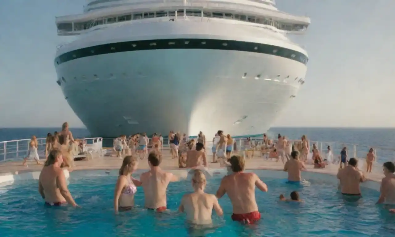 Un crucero con viajeros que disfrutan de actividades