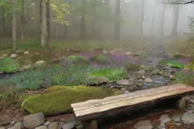 Un sendero sereno en el bosque