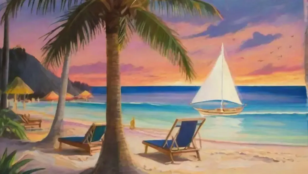 Un paraíso playero lleno de sol