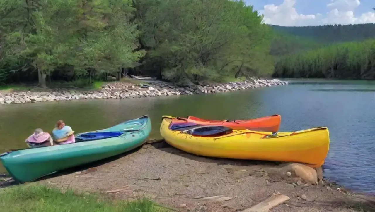 Un paisaje vibrante de naturaleza, actividades acuáticas y diversión al aire libre