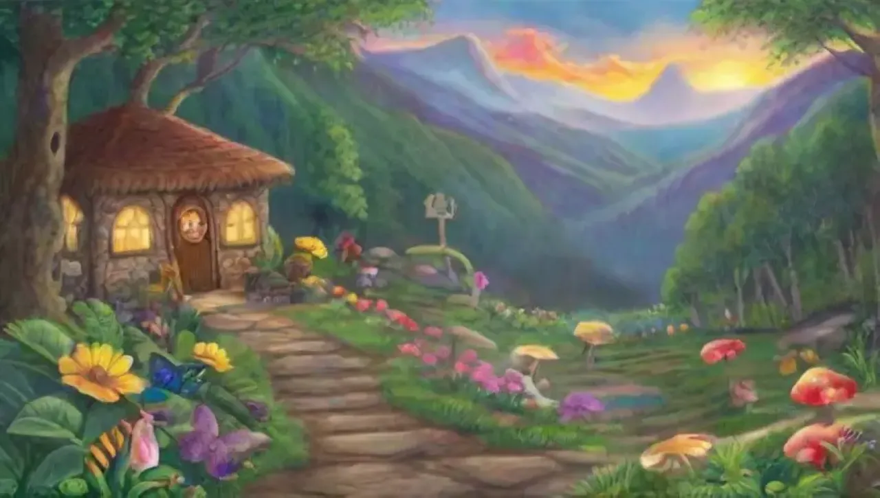 Naturaleza vibrante llena de vida y aventuras
