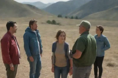 Grupo de excursionistas reunidos