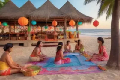 Un paraíso costero lleno de color