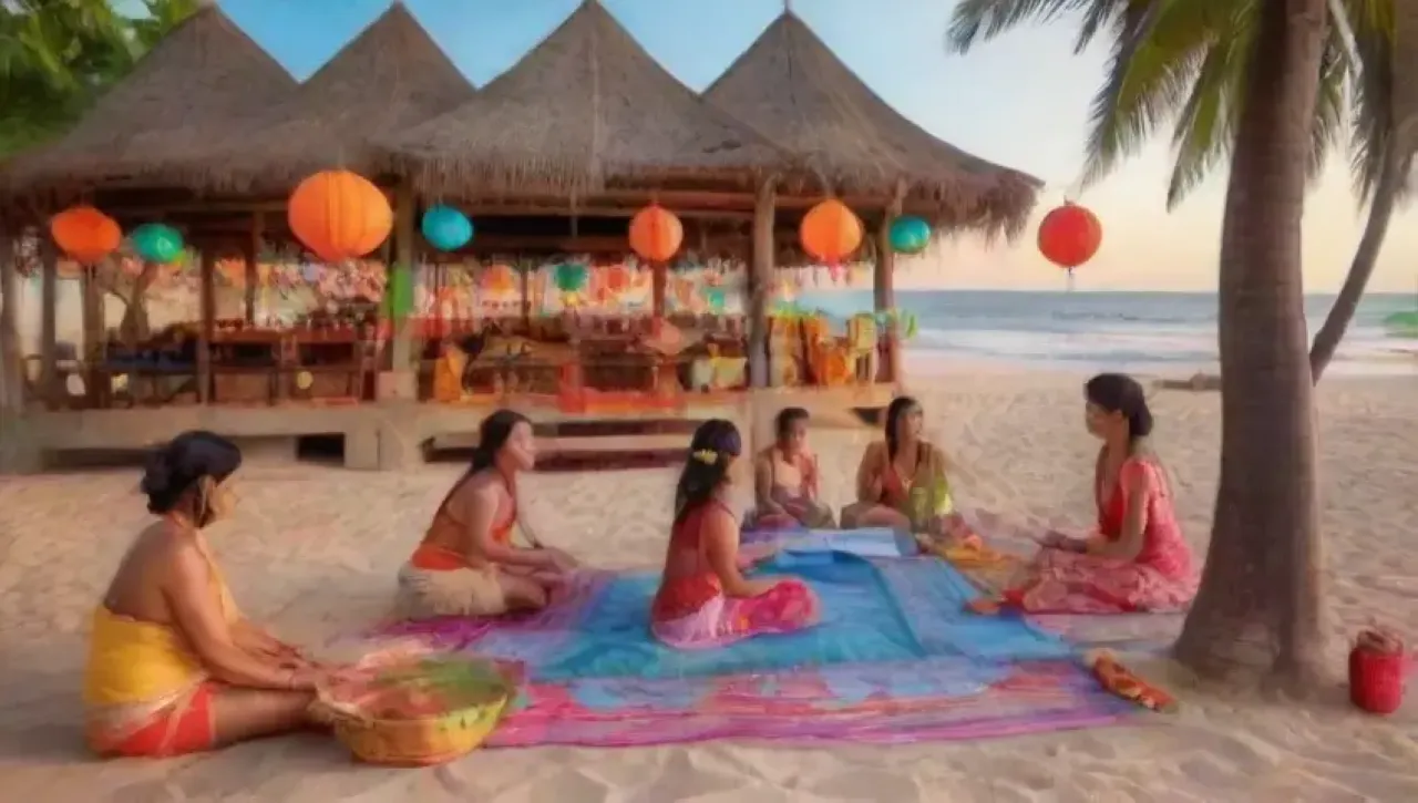 Un paraíso costero lleno de color