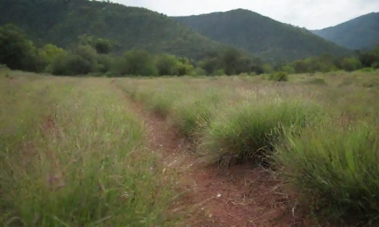 Sendero marcado con señales de protección de la fauna