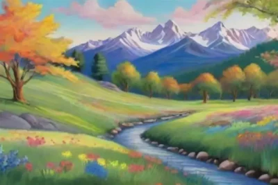 Un paisaje sereno y vibrante que despierta los sentidos y el alma