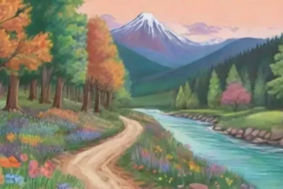 Un paisaje natural vibrante y lleno de vida