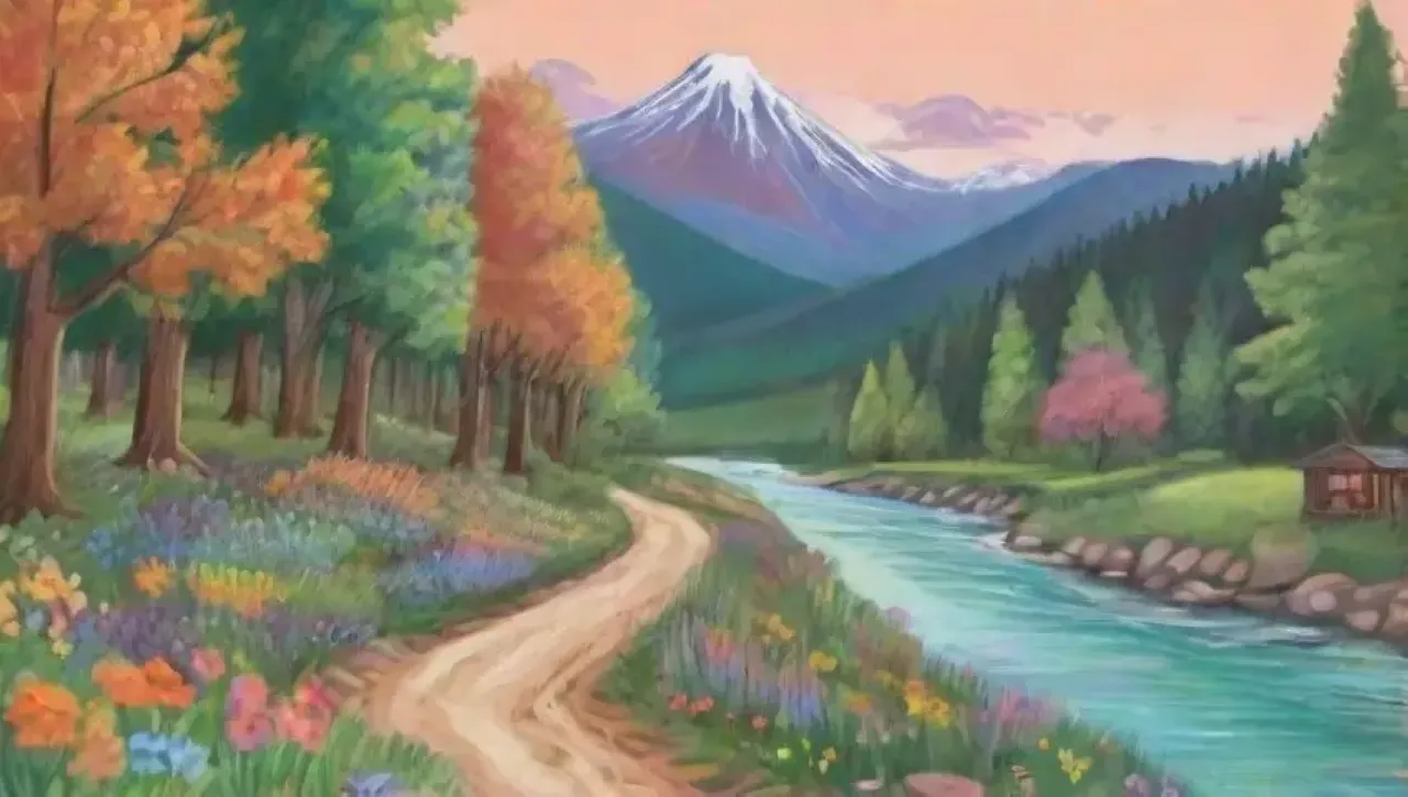 Un paisaje natural vibrante y lleno de vida