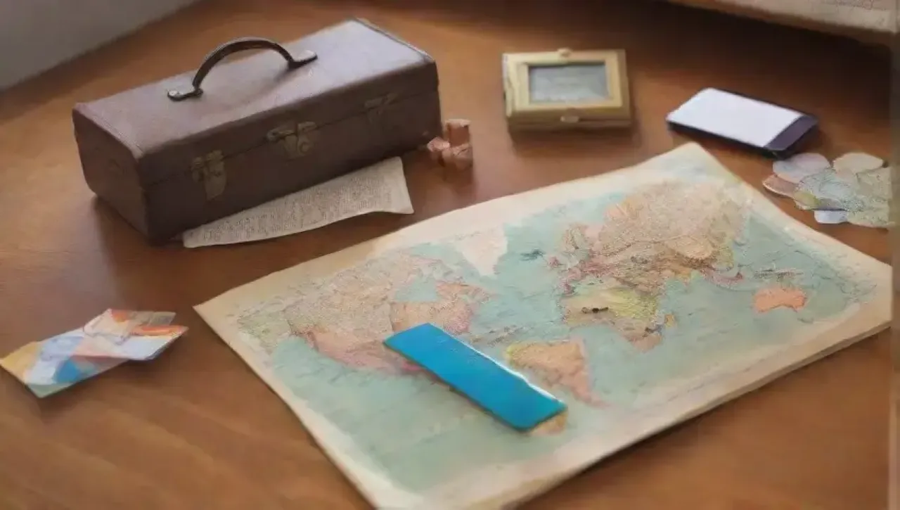 Un rincón acogedor lleno de mapas