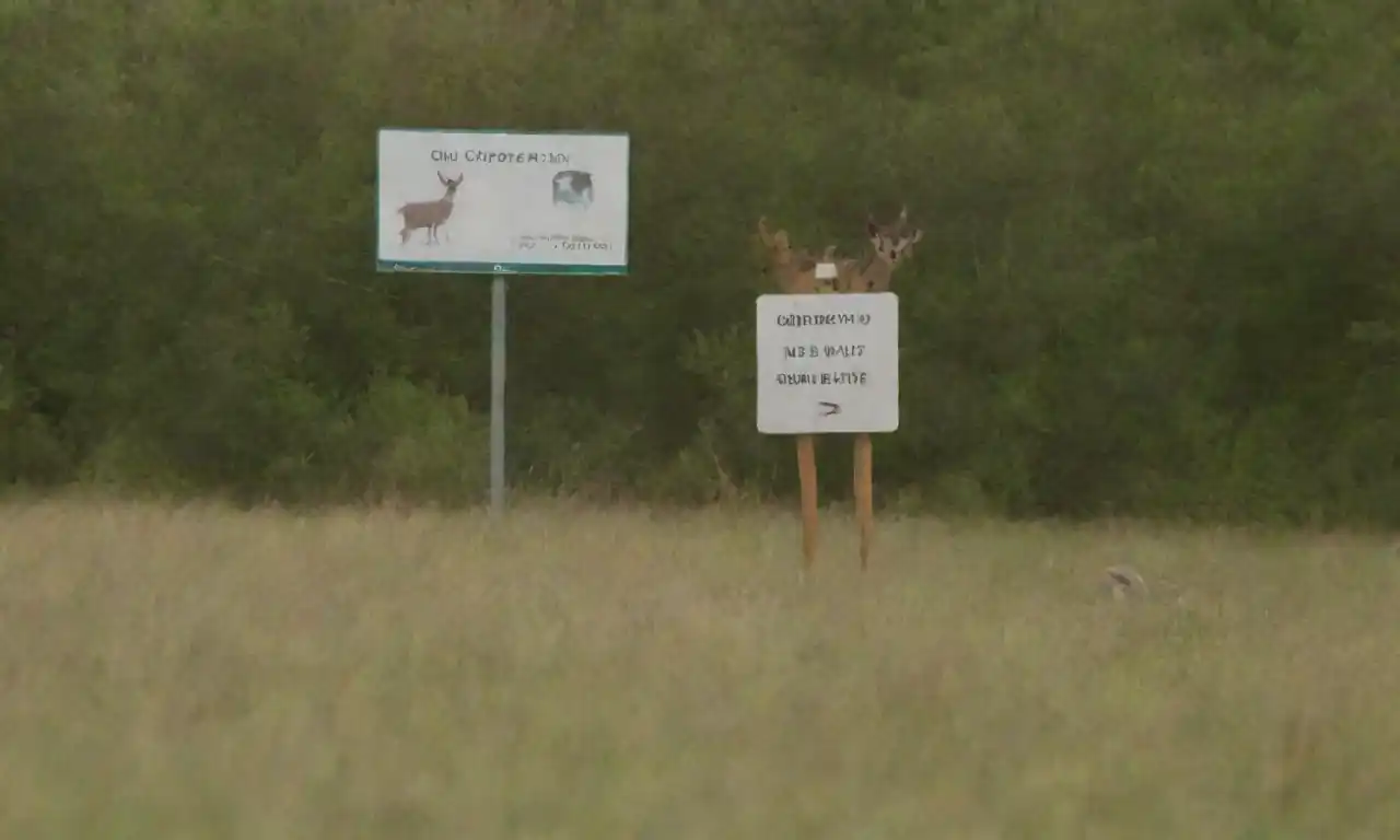Visitante observando la fauna a distancia