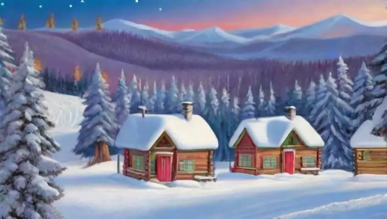 Un paisaje invernal lleno de nieve, diversión y calidez