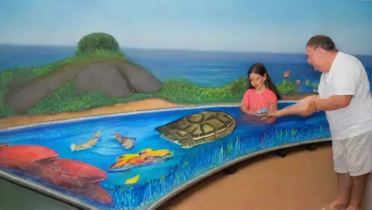 Un acuario vibrante lleno de vida marina