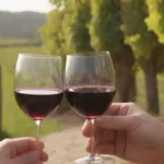 Visita de viñedos escénicos con cata de vinos y copas que se conectan al sol.