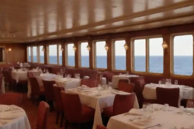 Lujoso crucero con impresionantes comodidades