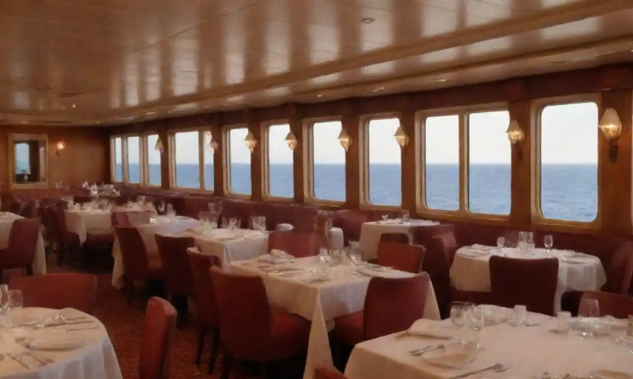 Lujoso crucero con impresionantes comodidades