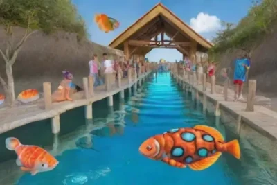 Un acuario vibrante lleno de vida marina