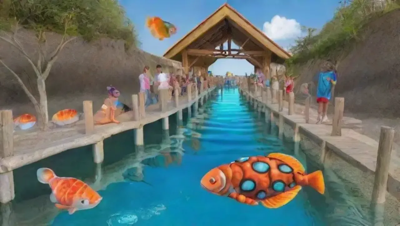 Un acuario vibrante lleno de vida marina