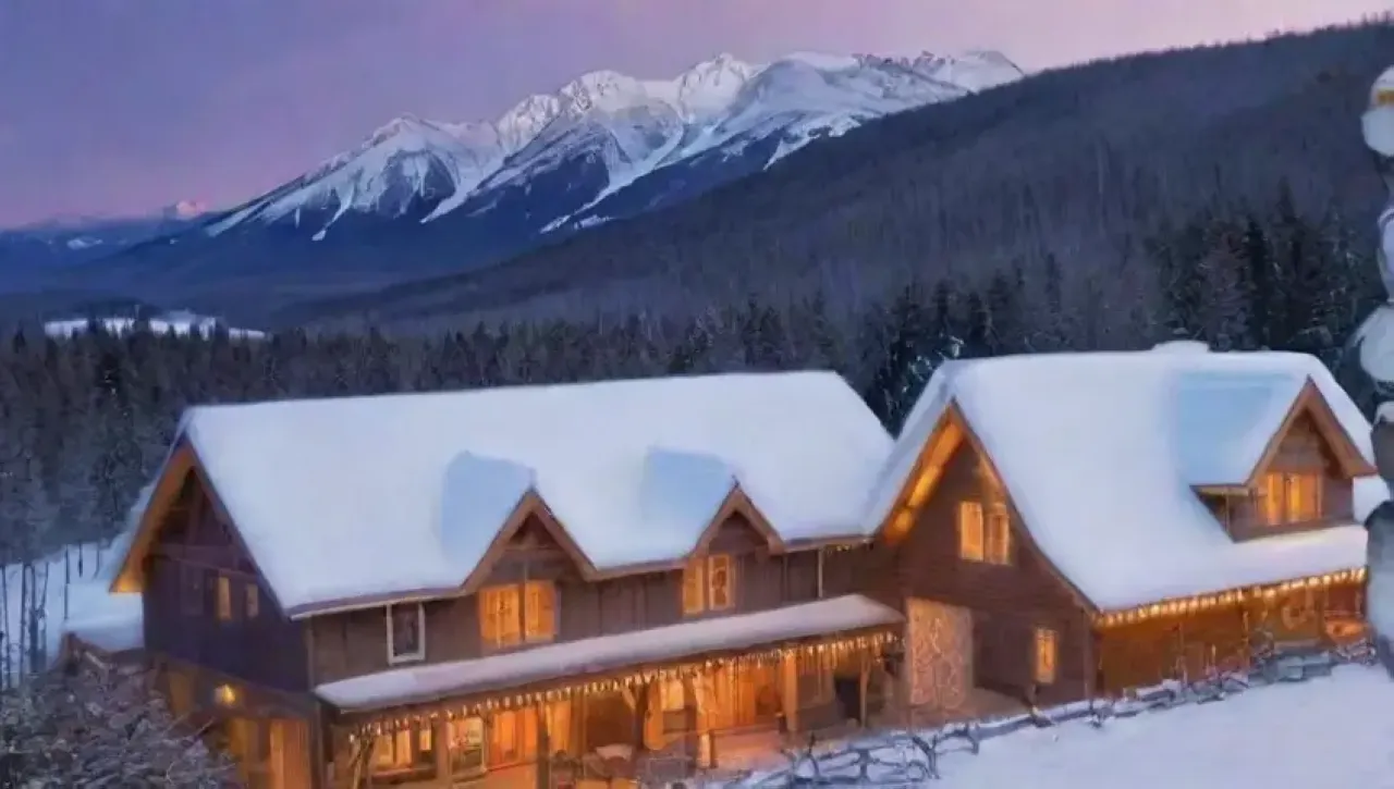 Un invierno mágico con montañas nevadas, cabañas acogedoras y delicias gourmet